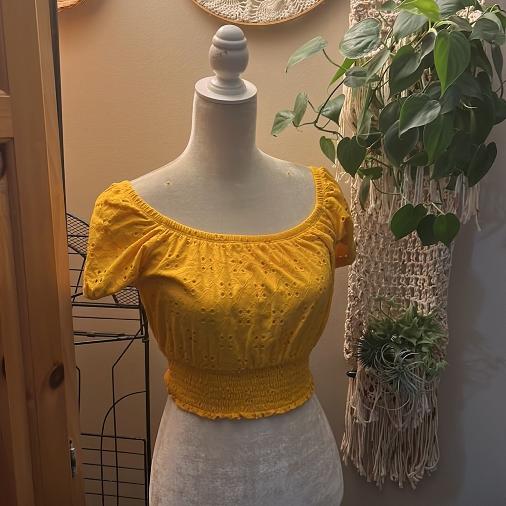 Pink top & yellow top